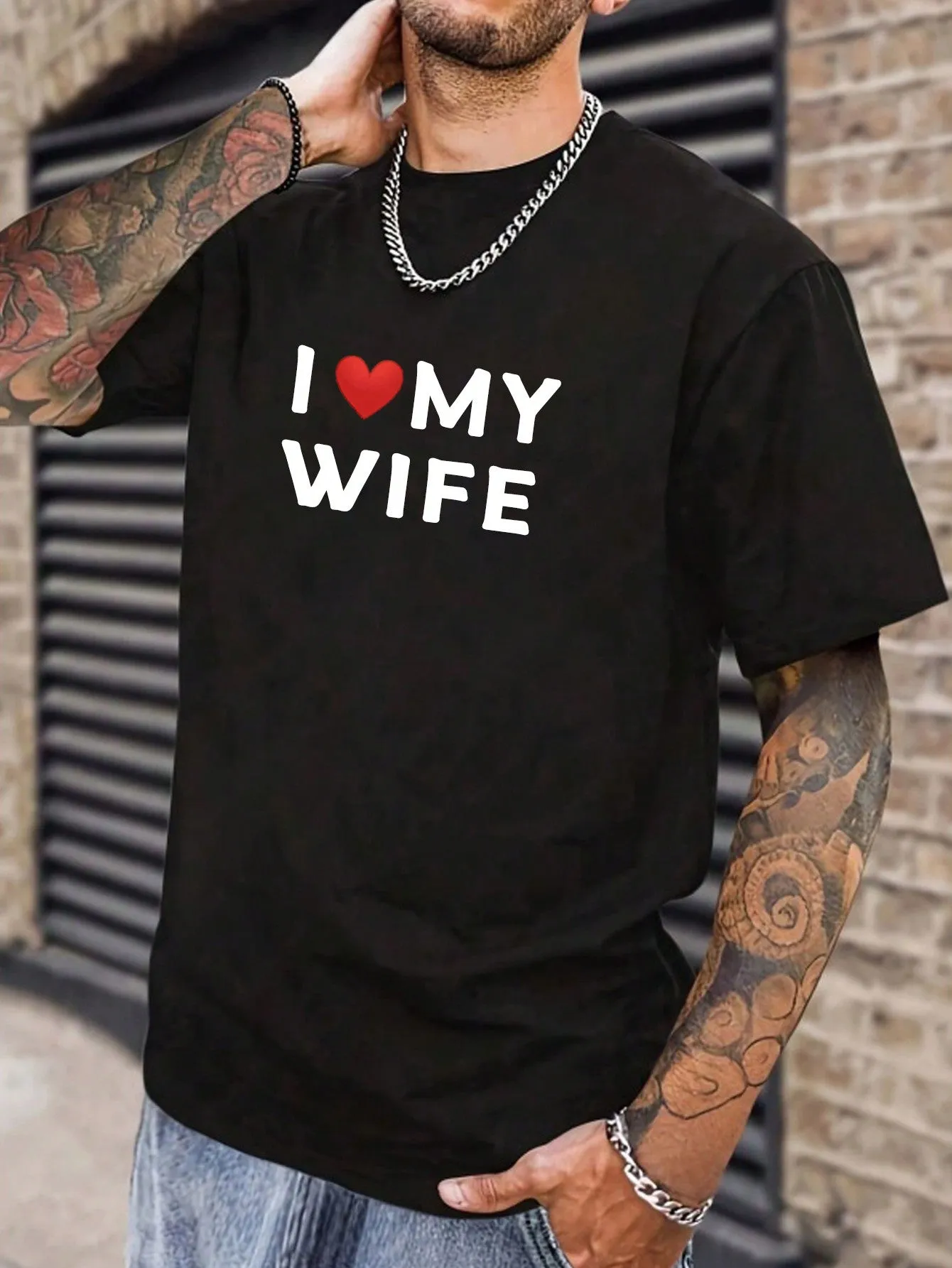 1-Piece Custom Men's Printed Image Digital Printing Short Sleeve Letters Suitable For All Seasons Comfortable Fashion Dynamic Men's Tops