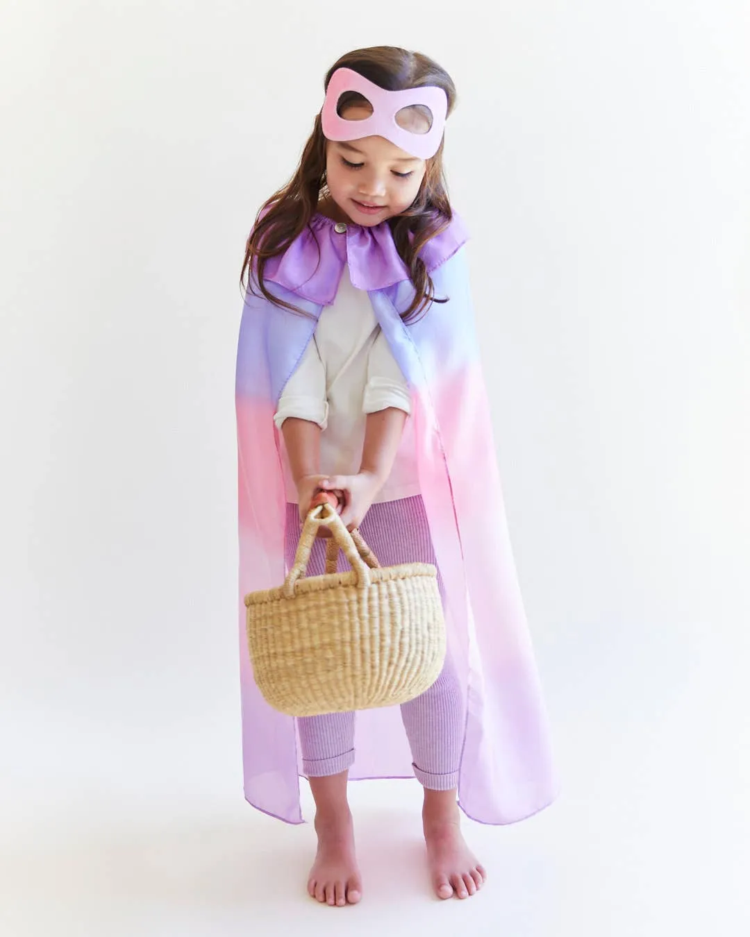 100% Silk Capes for Dress - Rainbow