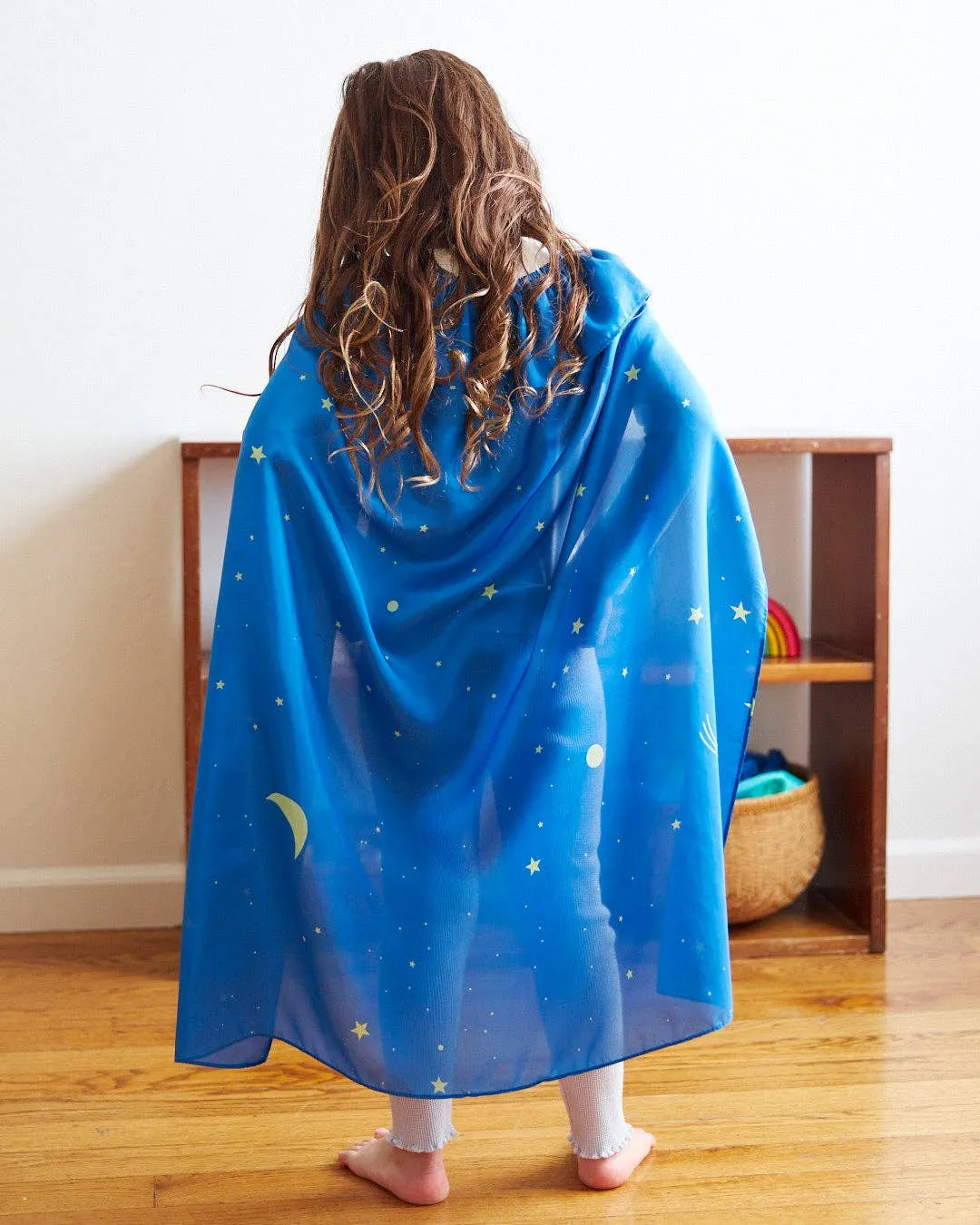 100% Silk Capes for Dress - Rainbow