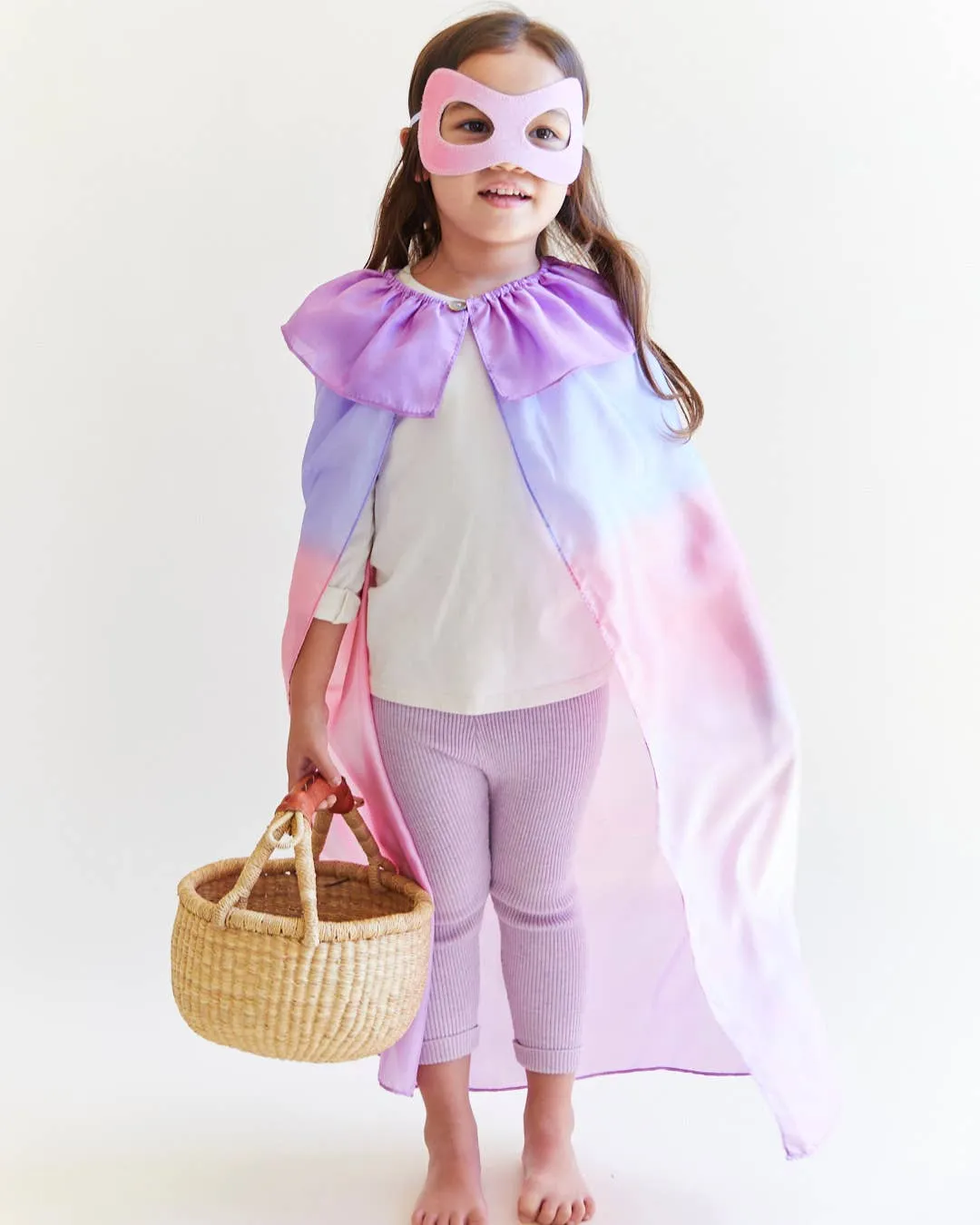 100% Silk Capes for Dress - Rainbow