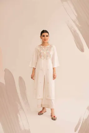 2 Piece - Embroidered Suit - PE23-34