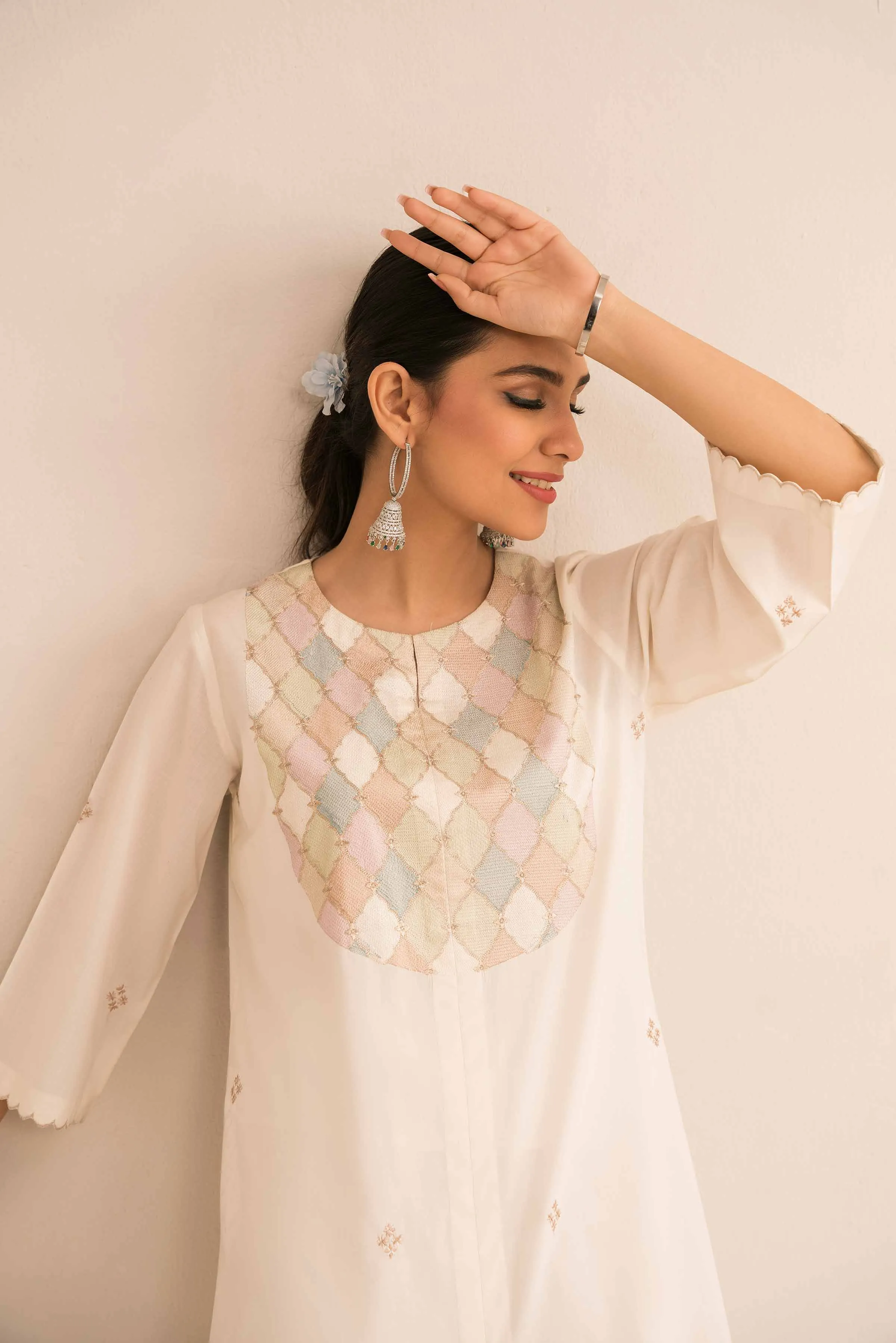2 Piece - Embroidered Suit - PE23-34