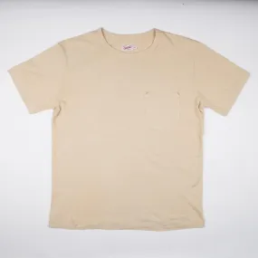 9 oz Pocket Tee | Cream | Freenote Cloth