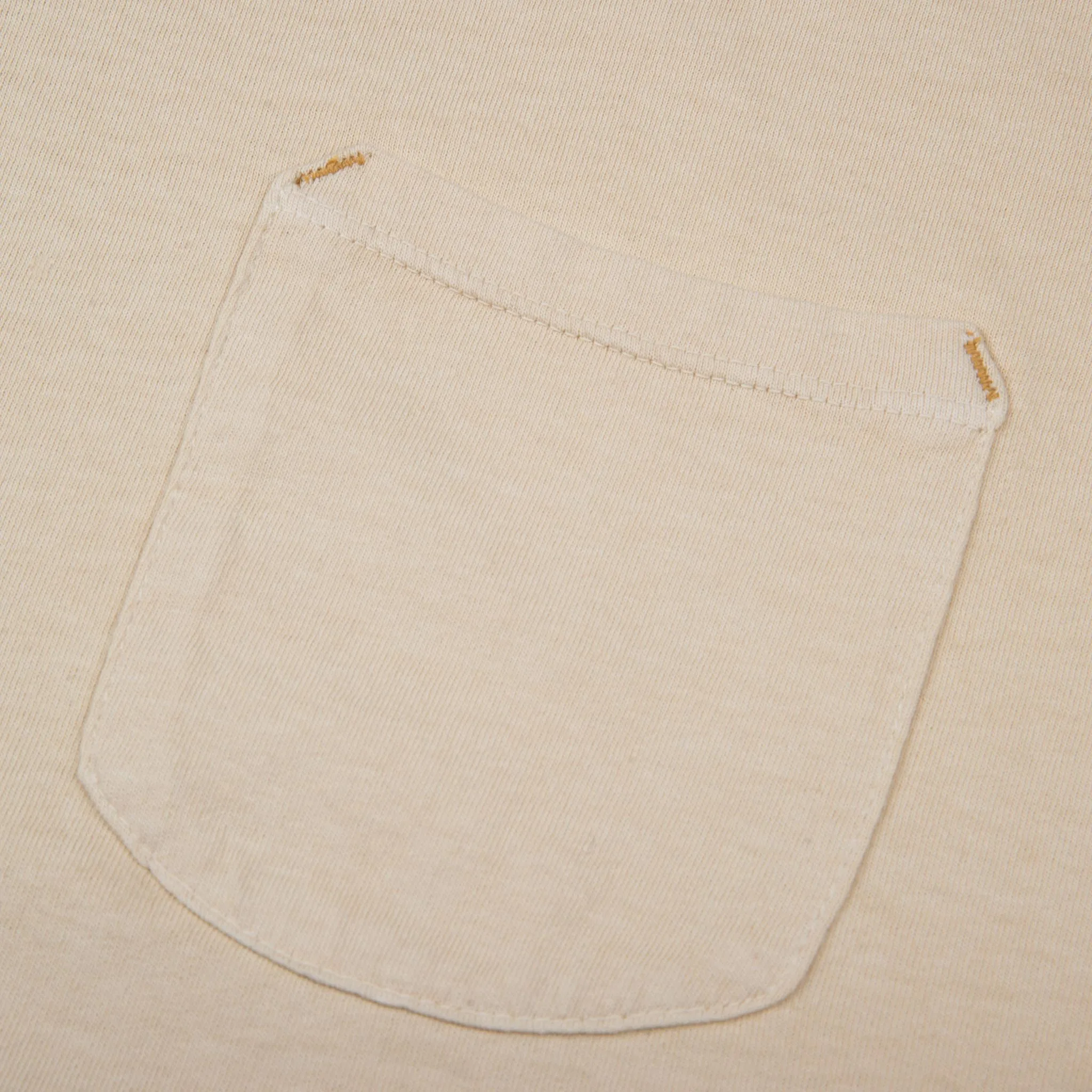 9 oz Pocket Tee | Cream | Freenote Cloth