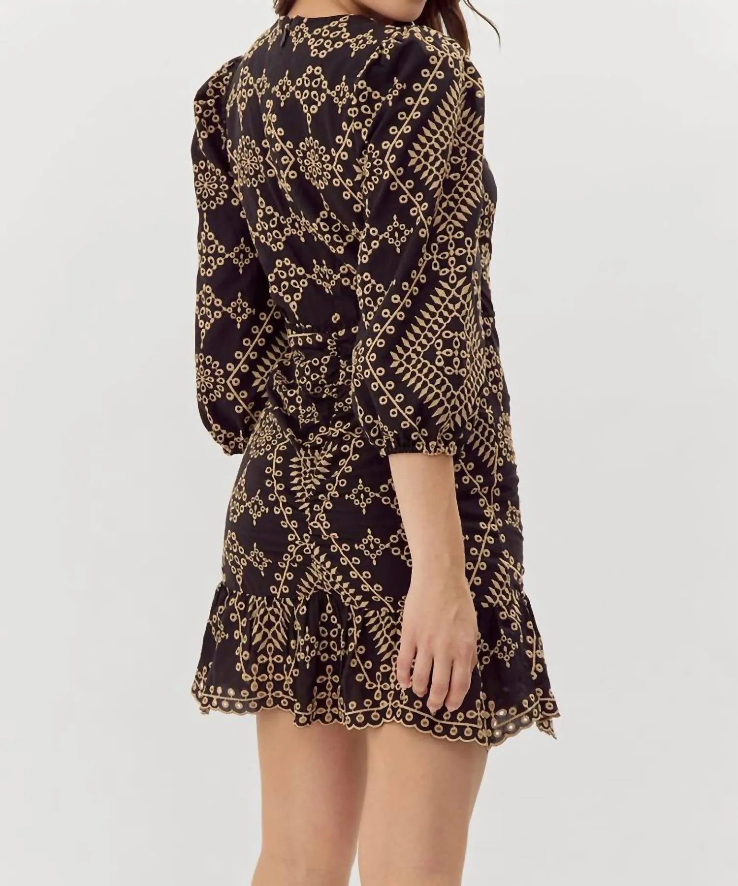 Adelyn Rae - Poppy Embroidered Mini Dress