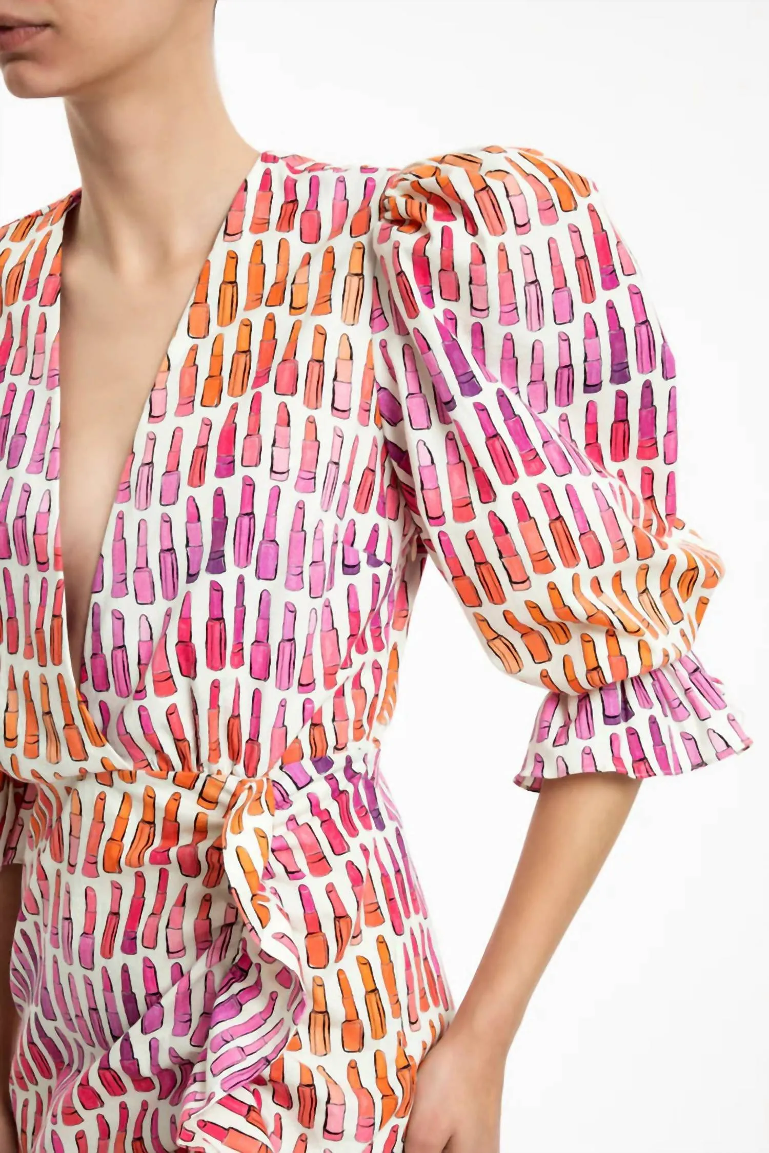 Adriana Degreas - Frilled Short Dress