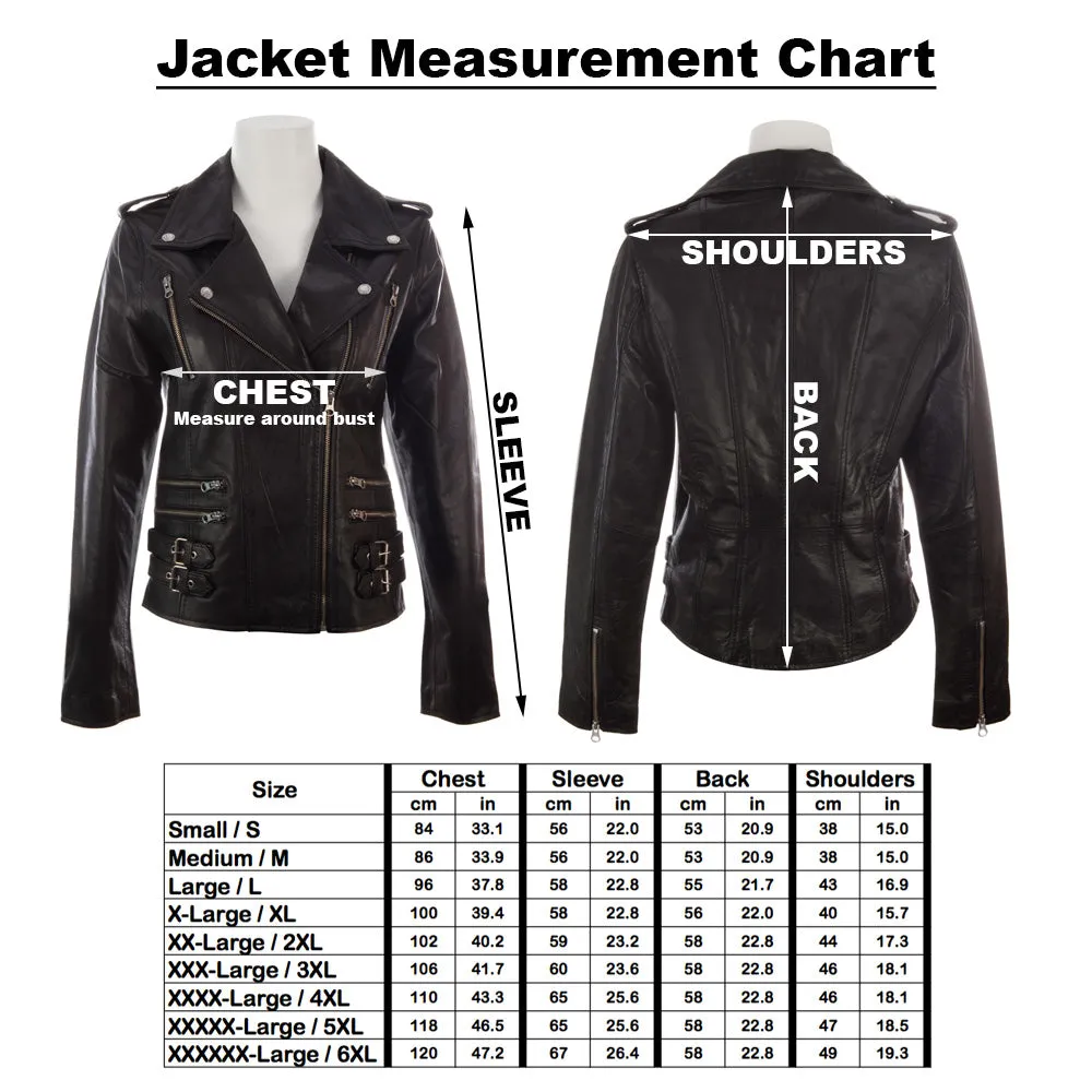 AGSM Women's Biker Jacket - Dark Orange