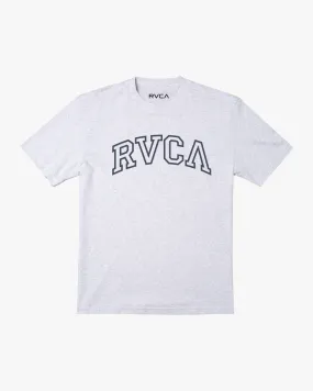 Arched Tee - Light Grey Heather
