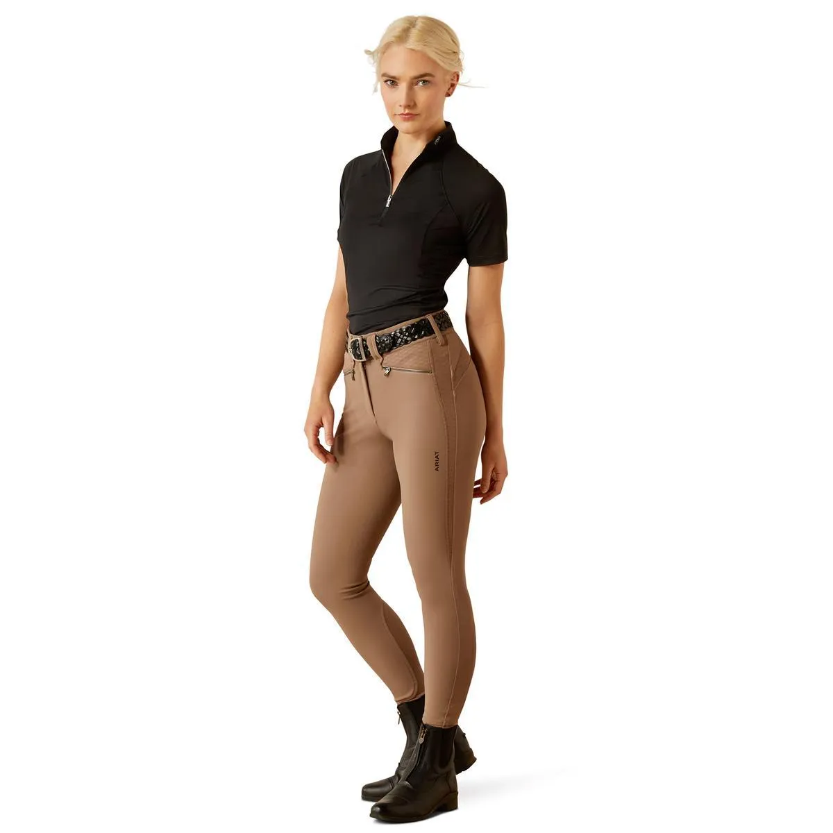 Ariat Women's Soquel 1/4 Zip Short Sleeve Baselayer