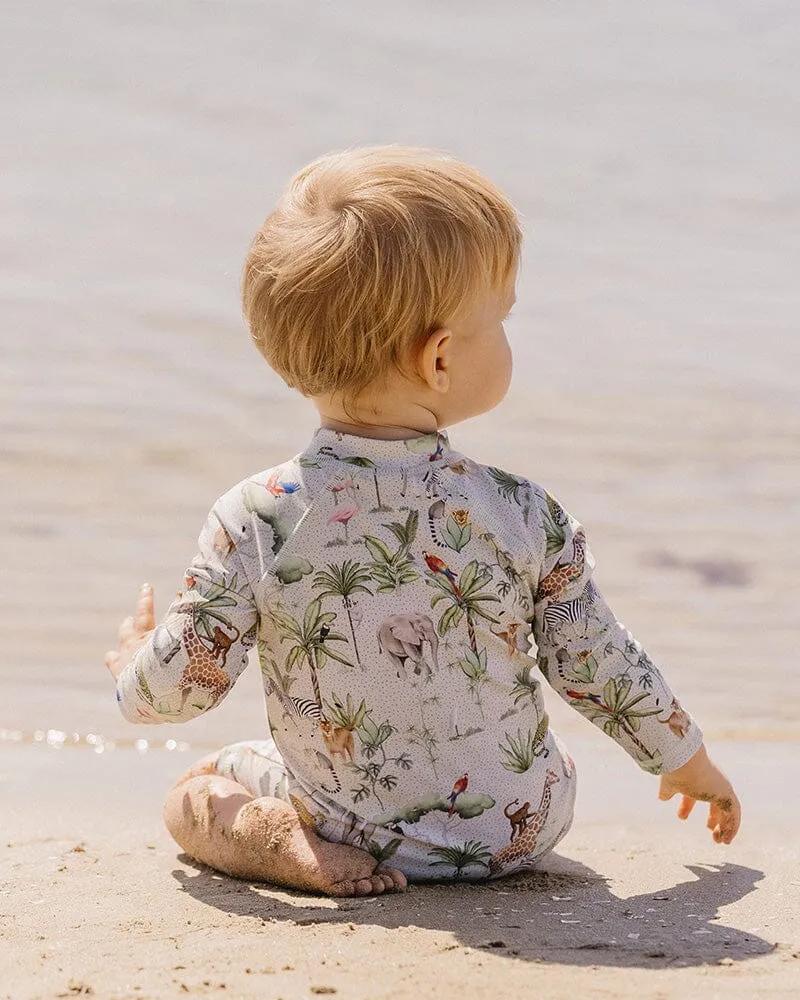 Bebe - Silas Print LS Rash Suit