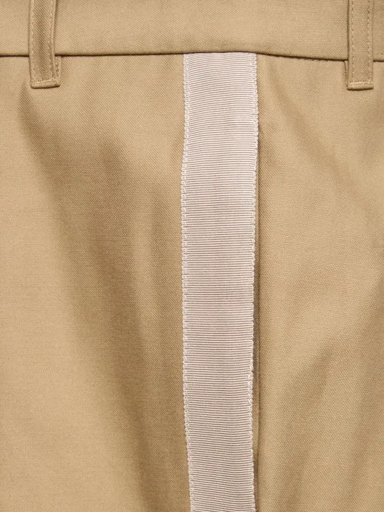 Bluemarble   Grosgrain tape suit pants 