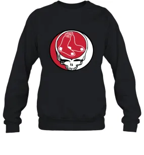 Boston Red Sox Grateful Dead Steal Your Face Baseball Adult Sweatshirt