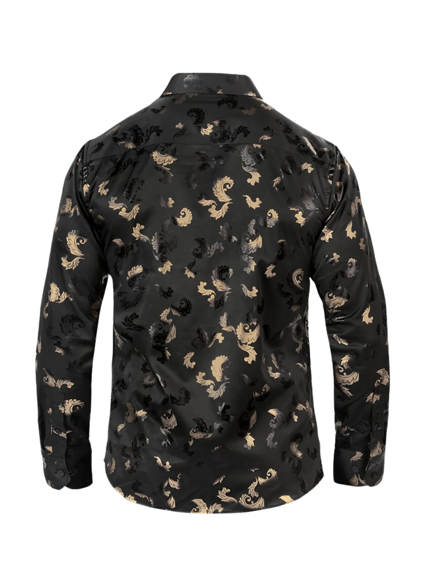 Camisa Casual Manga Larga Estampada para Hombre 'Montero' - ID: 0806