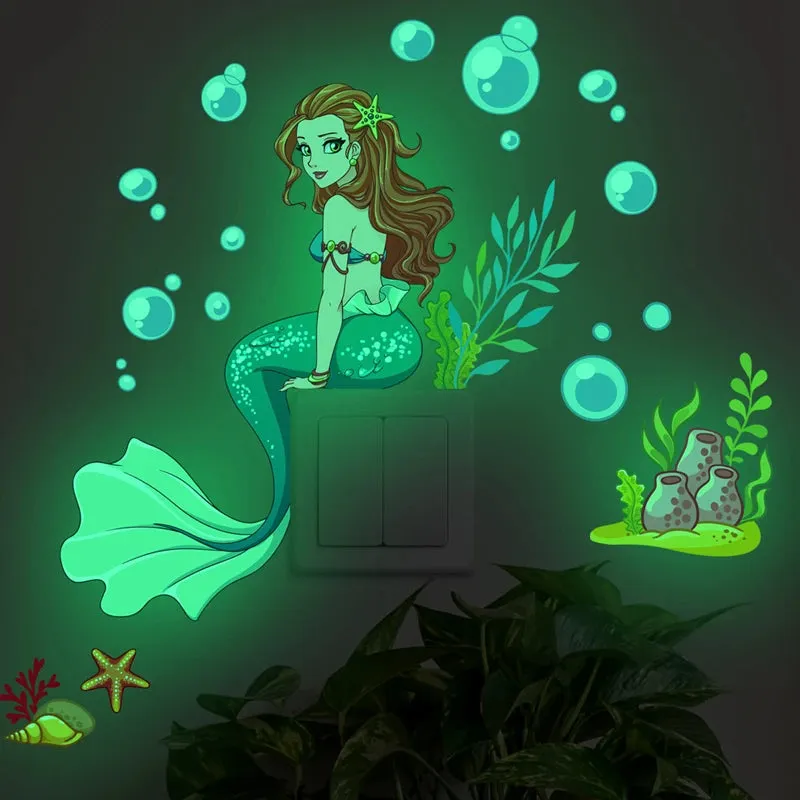Cartoon Rainbow Luminous 3D DIY Wall Stickers