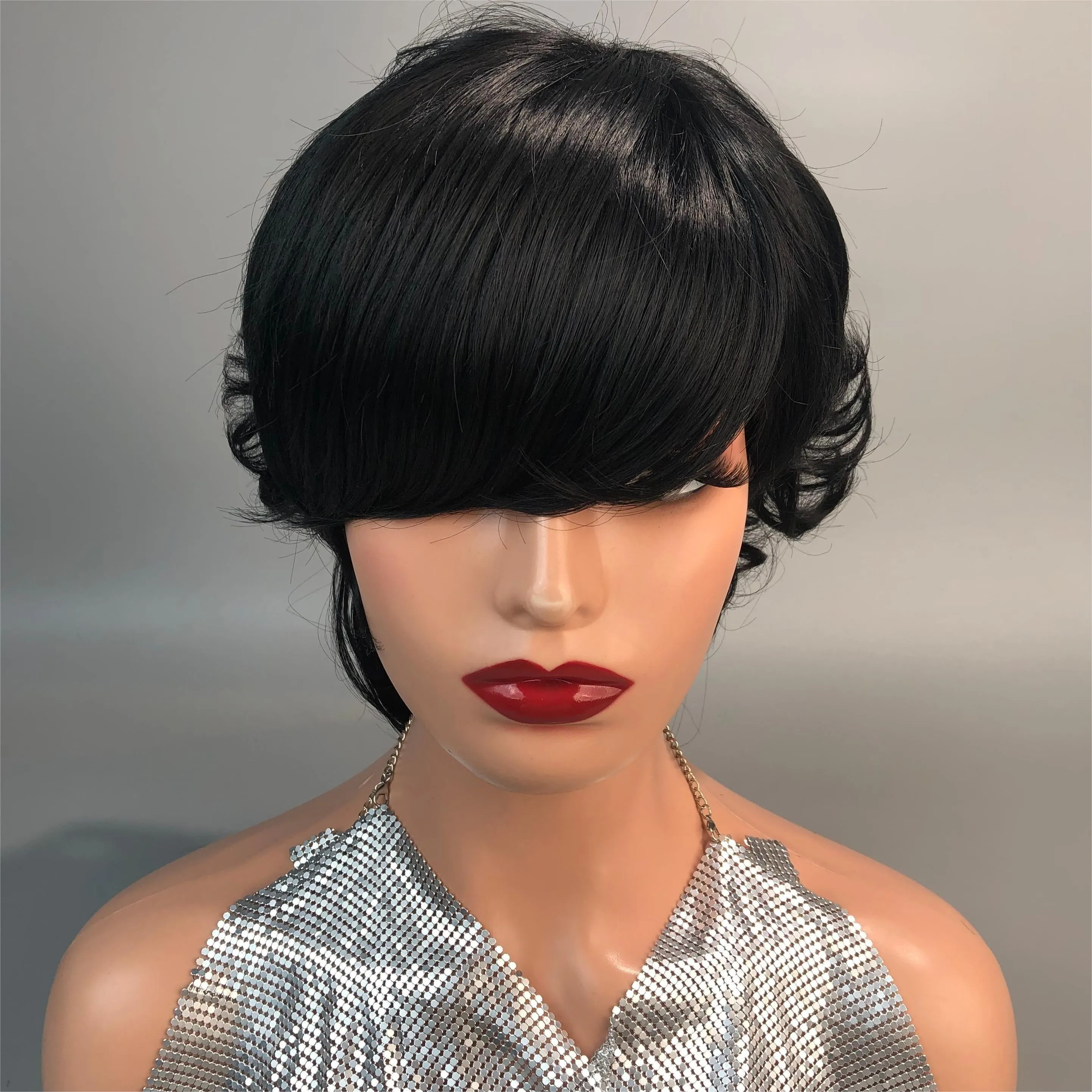 Chic Fashionable Long Wavy Mullet Wig for Women: Easy-Use, Beginner-Friendly, Heat-Resistant, 180% Density, Comfort Fit – Perfect for African Women