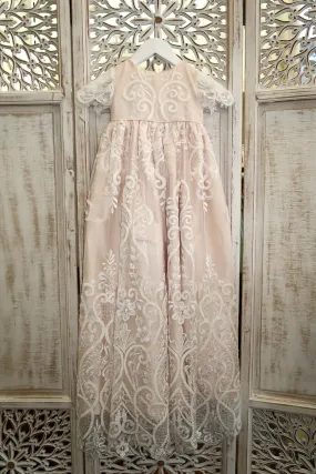 Christening Gown - Sienna Blush