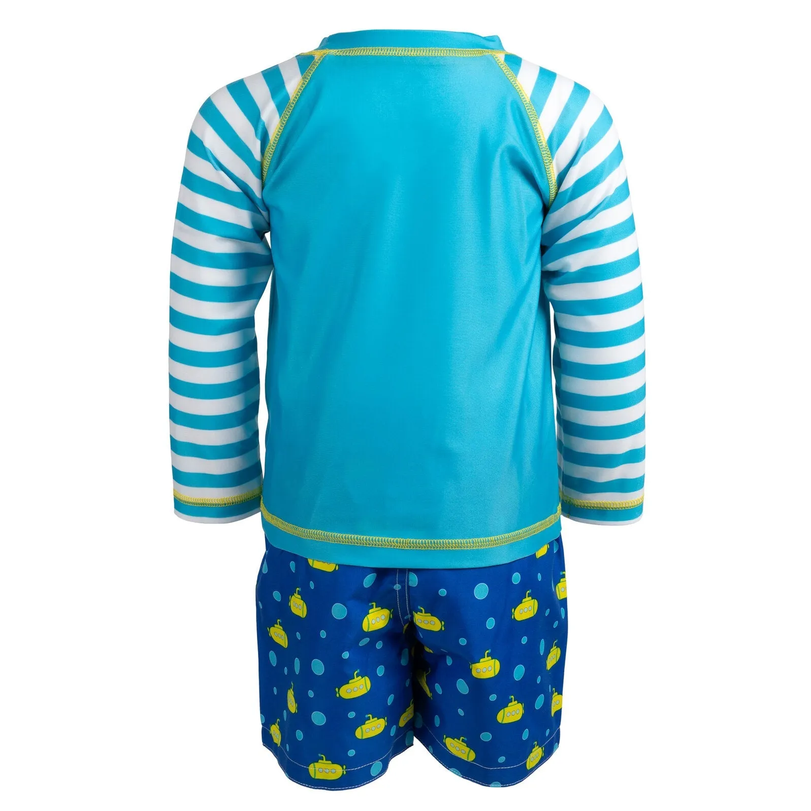 CoComelon JJ Rash Guard and Swim Trunks Outfit Set