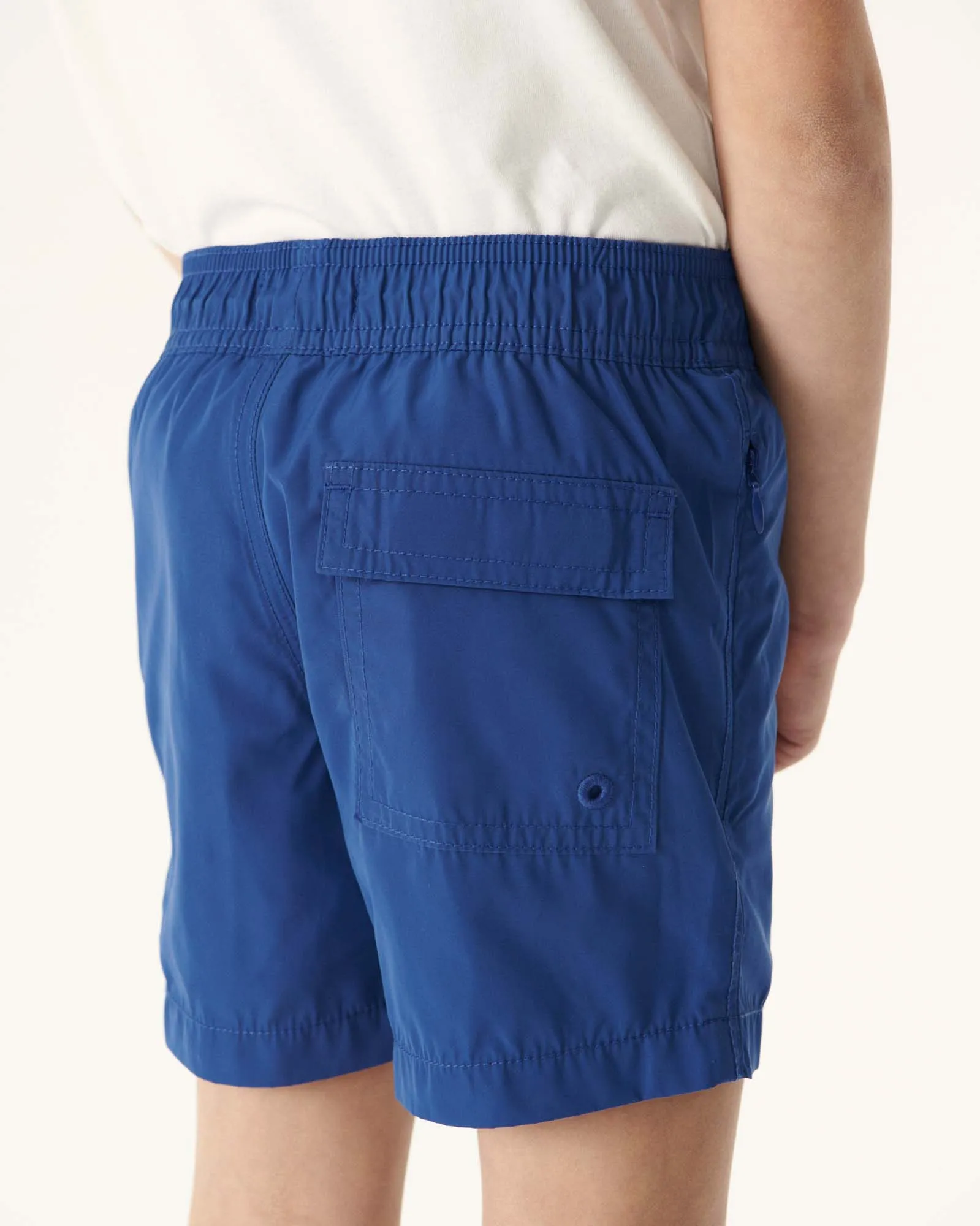 Dark denim Cassis children's swim shorts