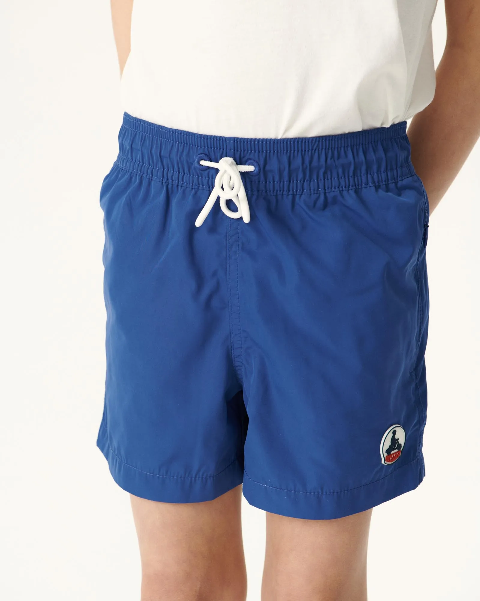 Dark denim Cassis children's swim shorts