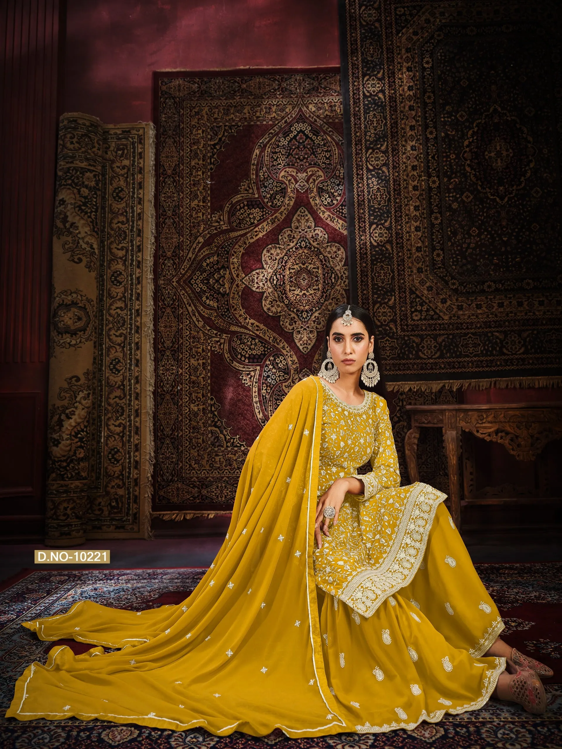 Designer Occasion Wear Latest Punjabi Style Suit