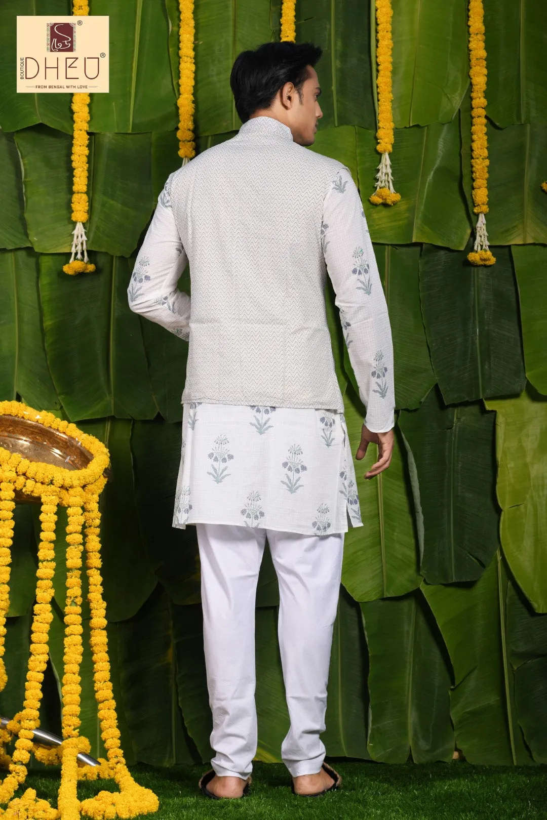 Dheu Designer Kurta - Jacket Set