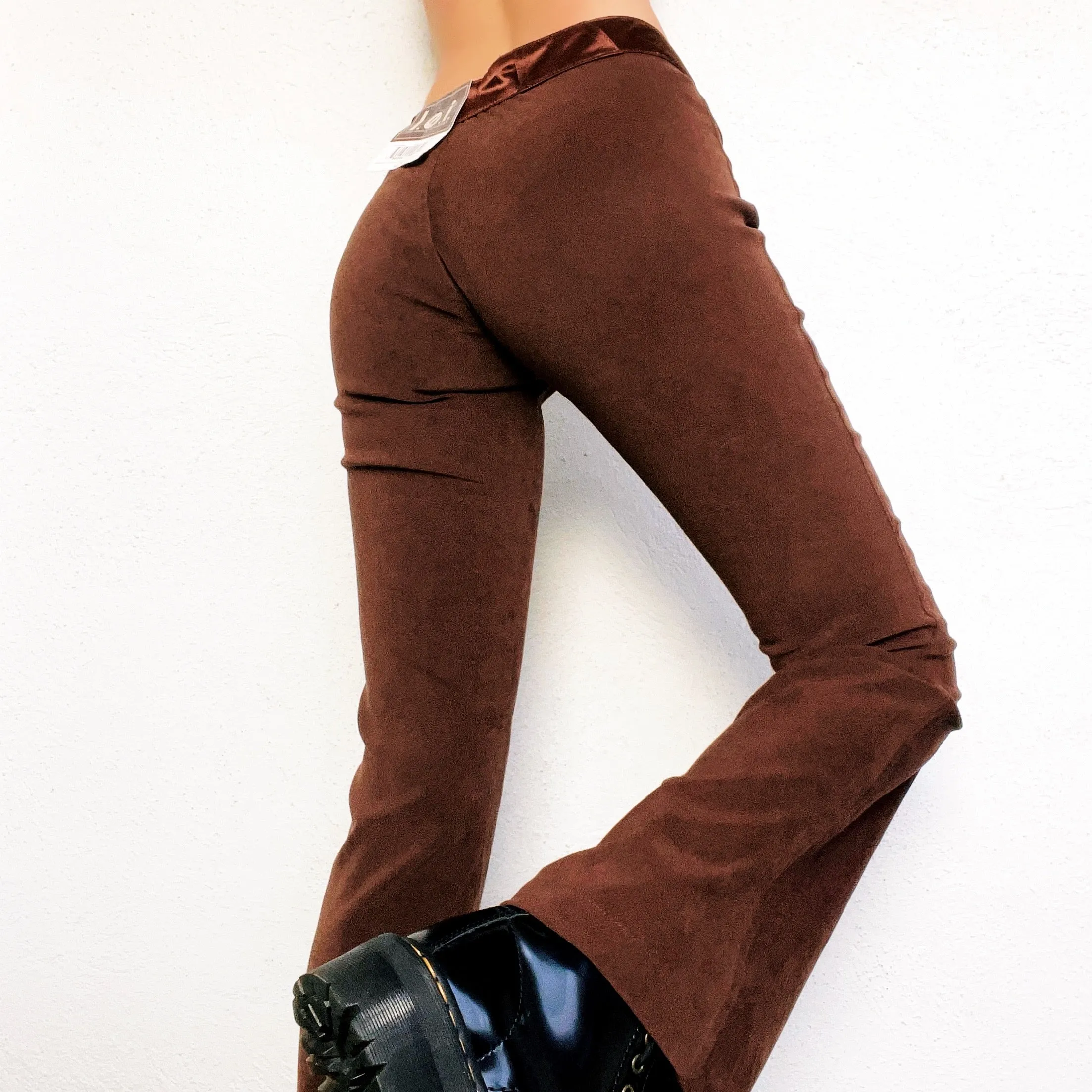 Early 2000s Brown Flared Slacks