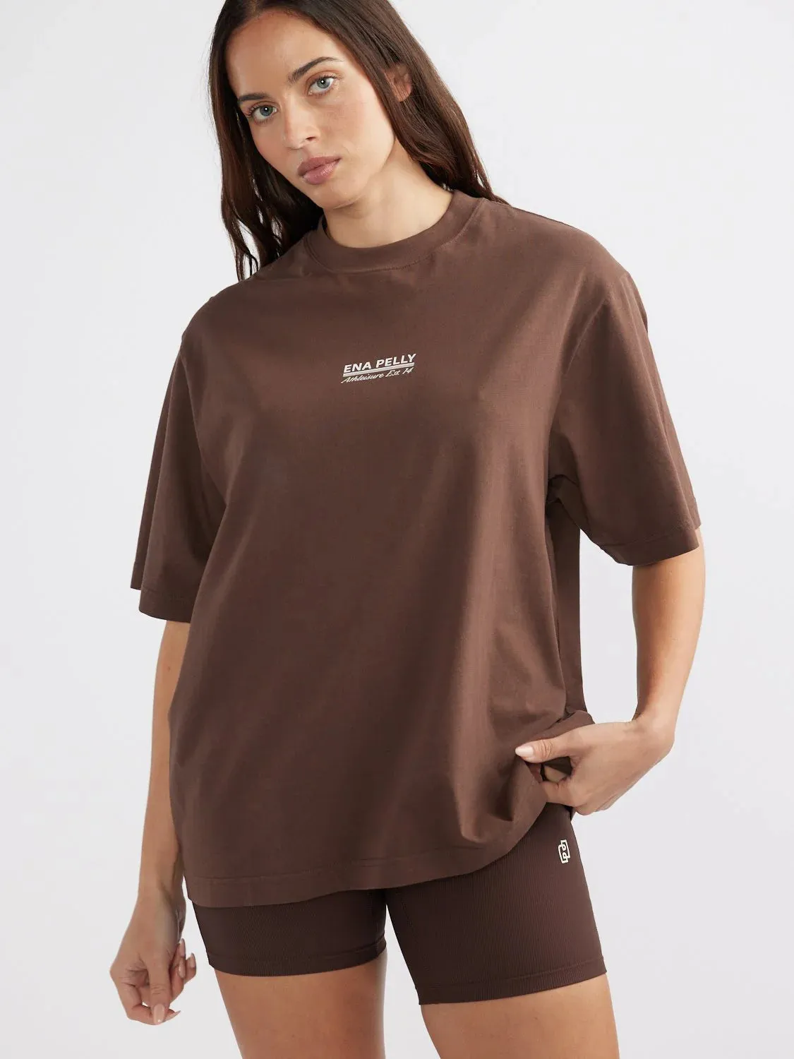 Ena Pelly - Essential Logo Tee (Mocha)