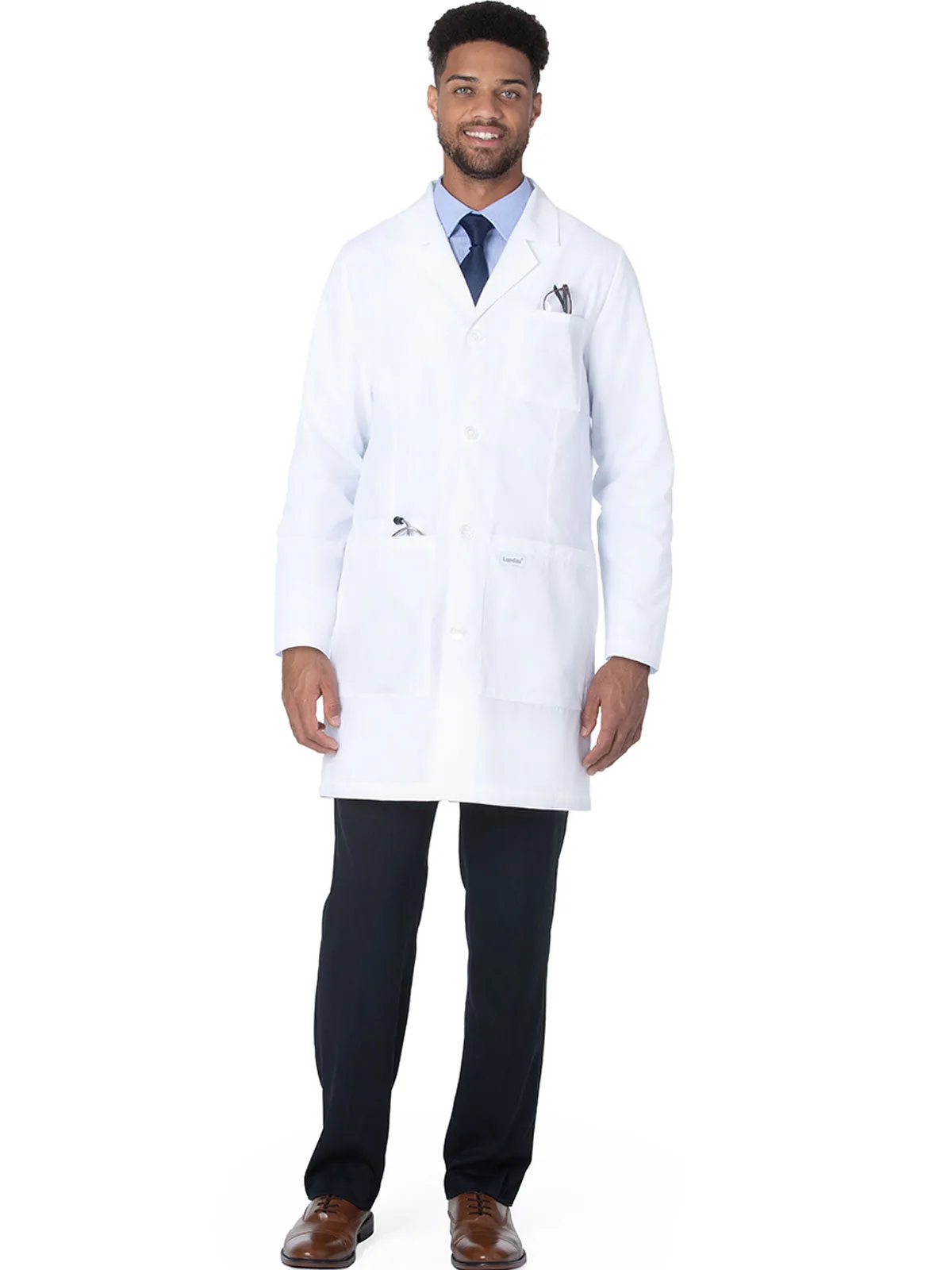 Essential - Unisex 4-Pocket Mid-Length Lab Coat