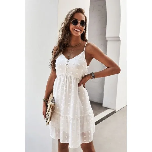 Jessica Dotted Mini Sundress