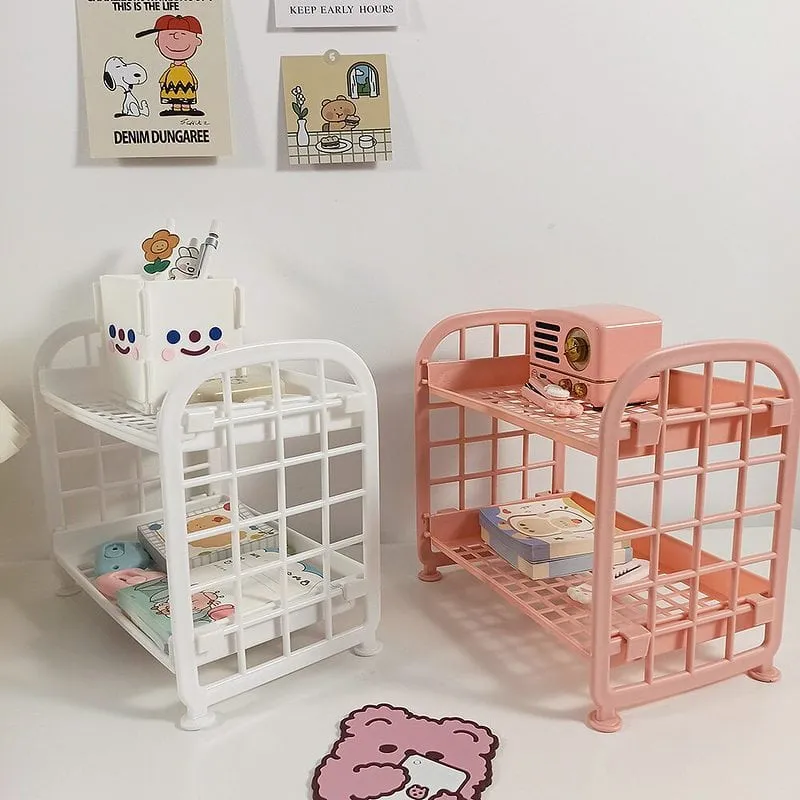 Kawaii Korean Mini Snack Storage Rack