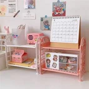 Kawaii Korean Mini Snack Storage Rack