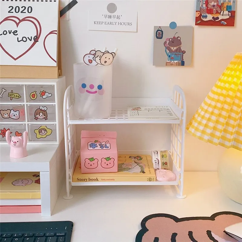 Kawaii Korean Mini Snack Storage Rack