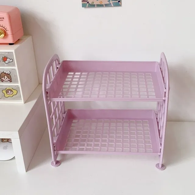 Kawaii Korean Mini Snack Storage Rack