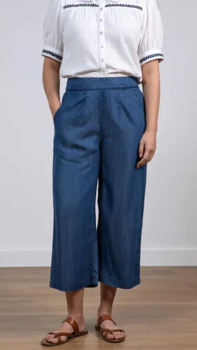 Lily & Me - Drift Trouser Tencel - Blue
