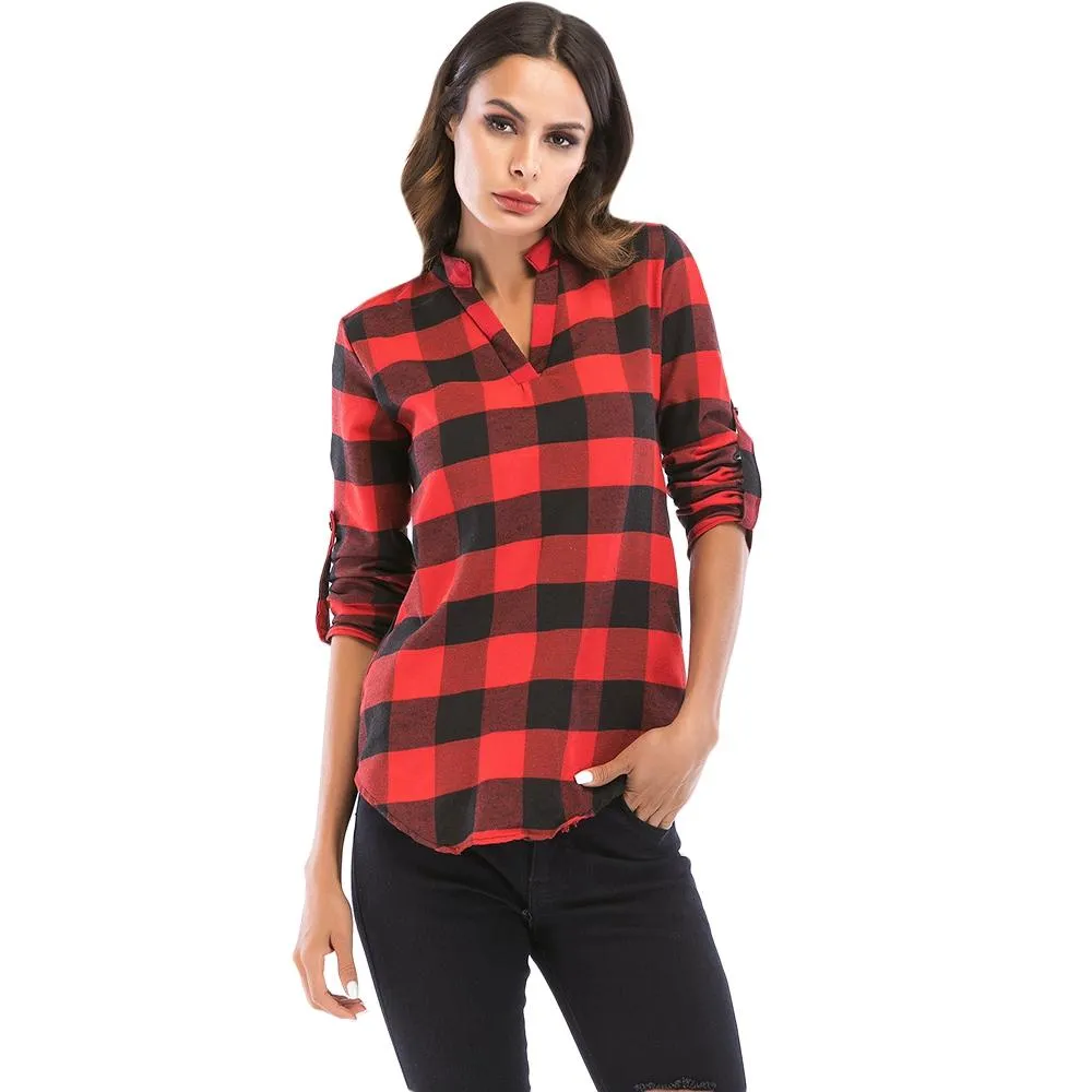 Long Sleeve Plaid Shirt