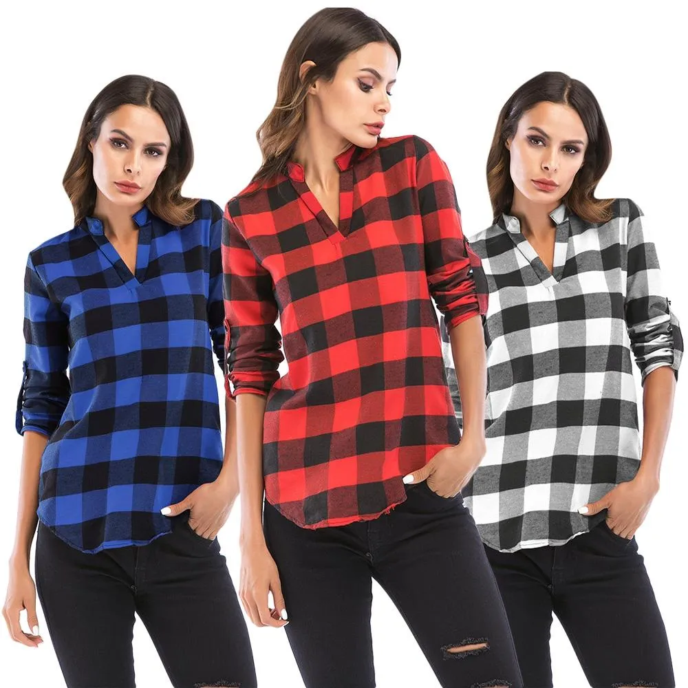 Long Sleeve Plaid Shirt
