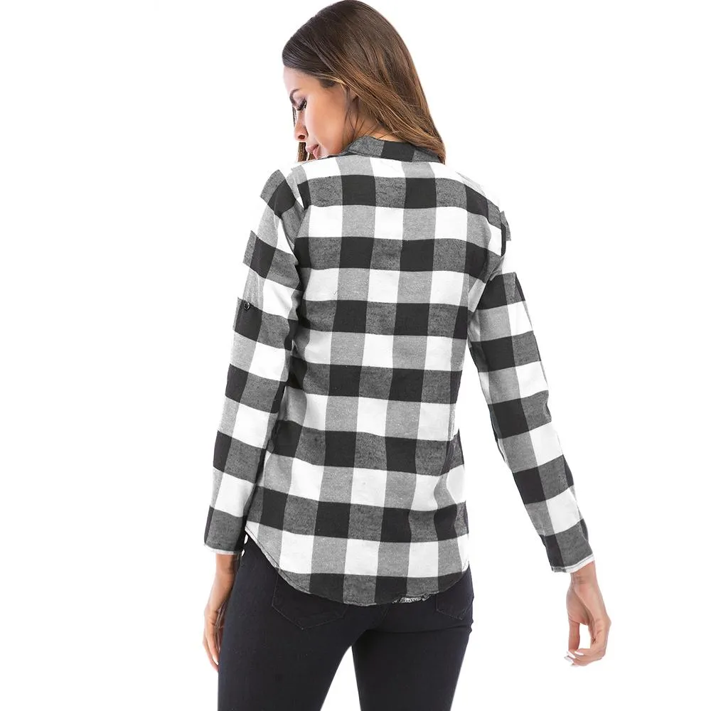 Long Sleeve Plaid Shirt