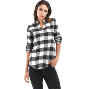 Long Sleeve Plaid Shirt