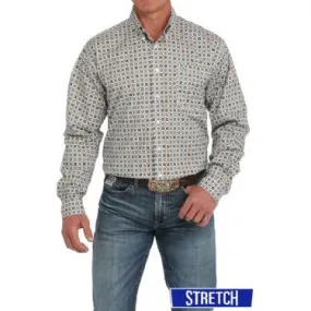 Men's Cinch Medallion Print Button-Down Western Shirt MTW1105895