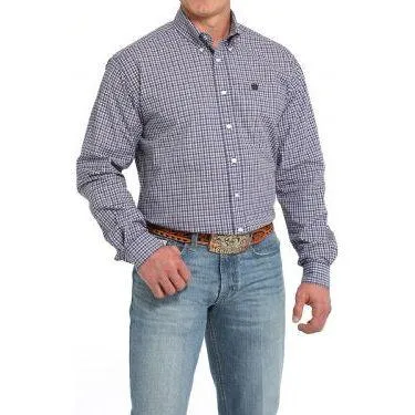 Men's Cinch Plaid Button-Down Western Shirt MTW1105851