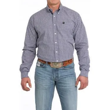 Men's Cinch Plaid Button-Down Western Shirt MTW1105851