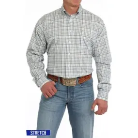 Men's Cinch Plaid Button-Down Western Shirt MTW1105860