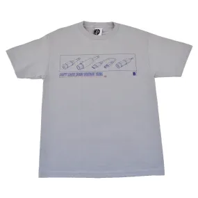 Mens Ongaku Arsenal T-Shirt Silver