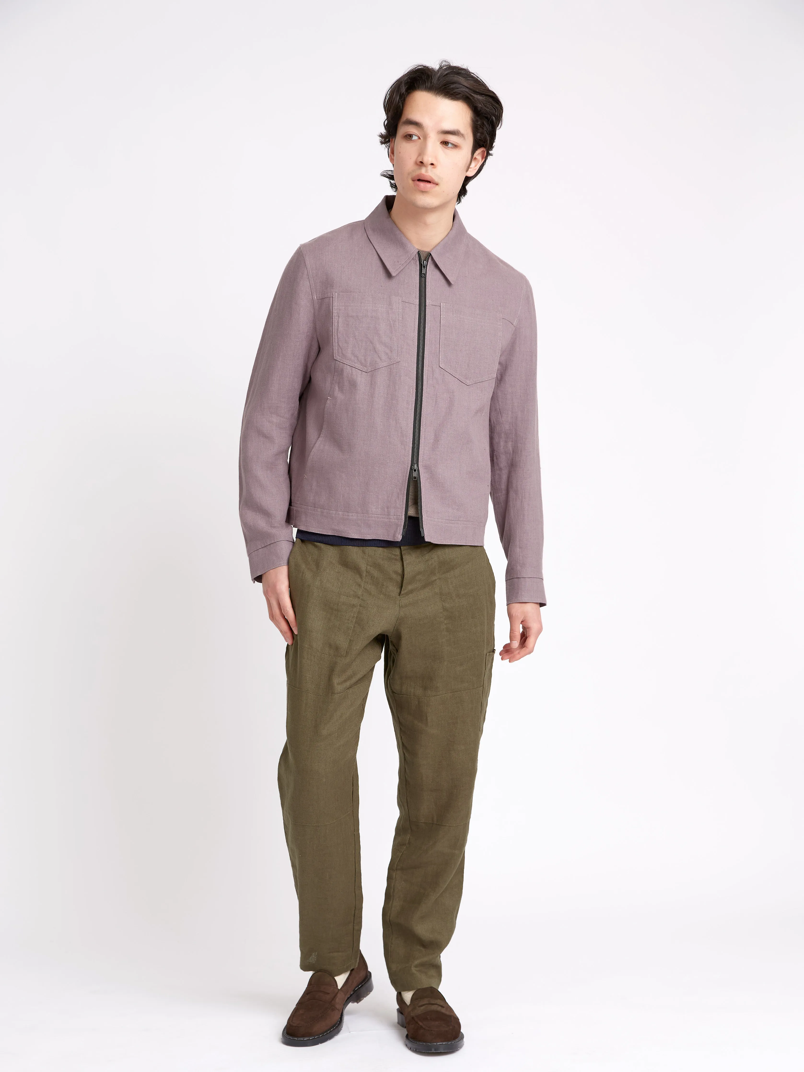 Coney Mauve Norton Jacket - Optimize by including necessary modifiers and translate back to English.
