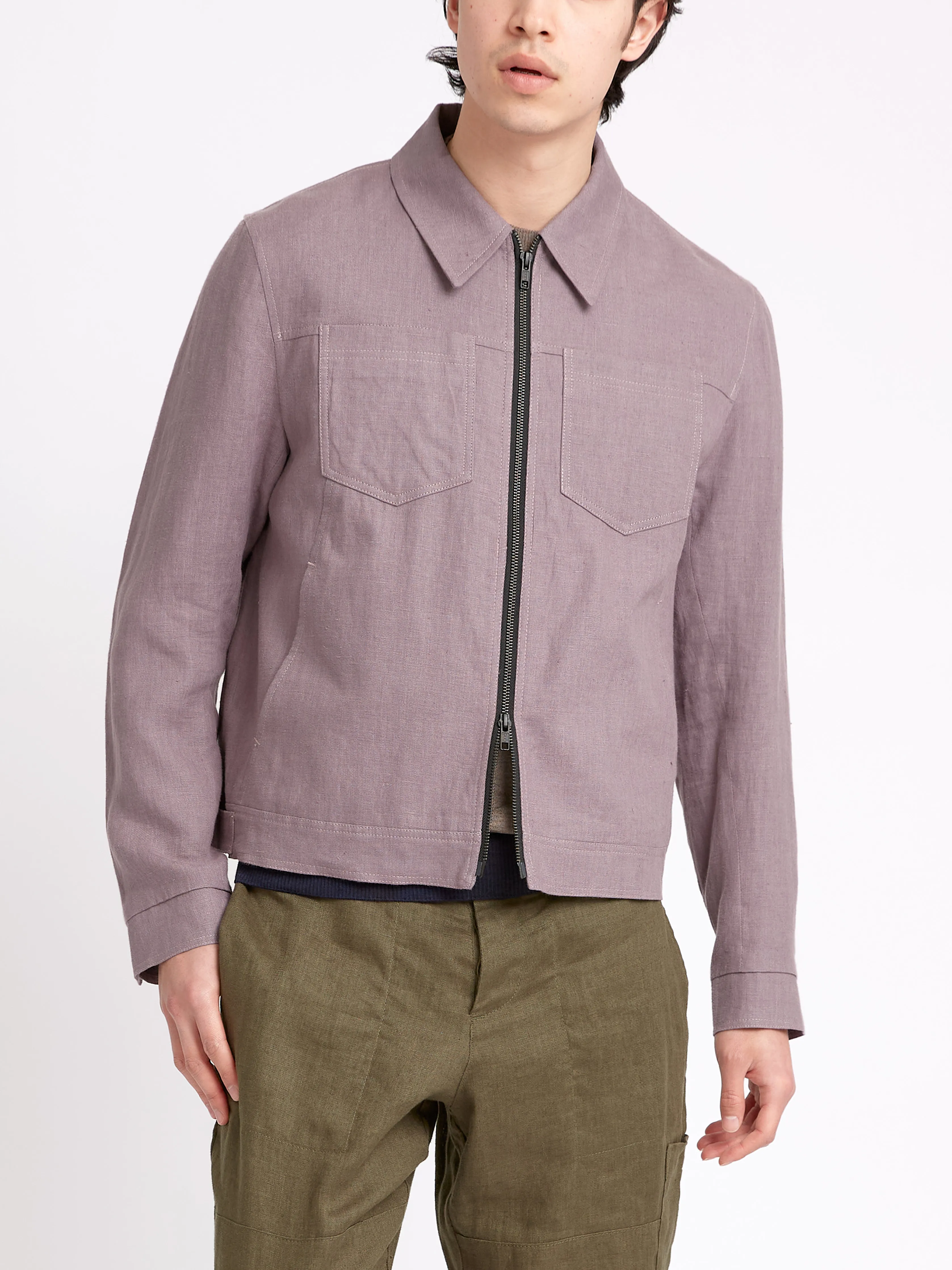 Coney Mauve Norton Jacket - Optimize by including necessary modifiers and translate back to English.