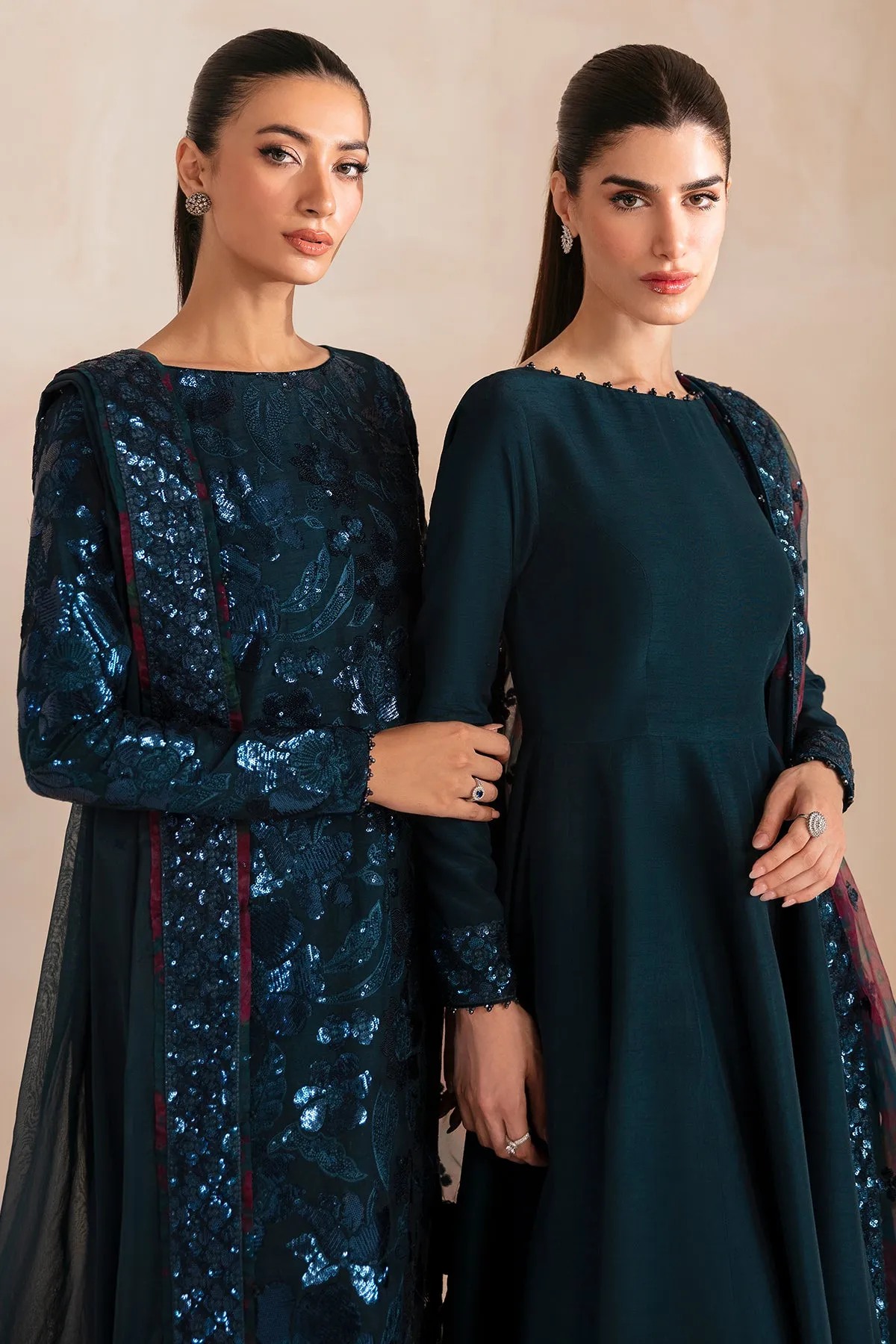 Premium Embroidered Raw Silk UR-7041