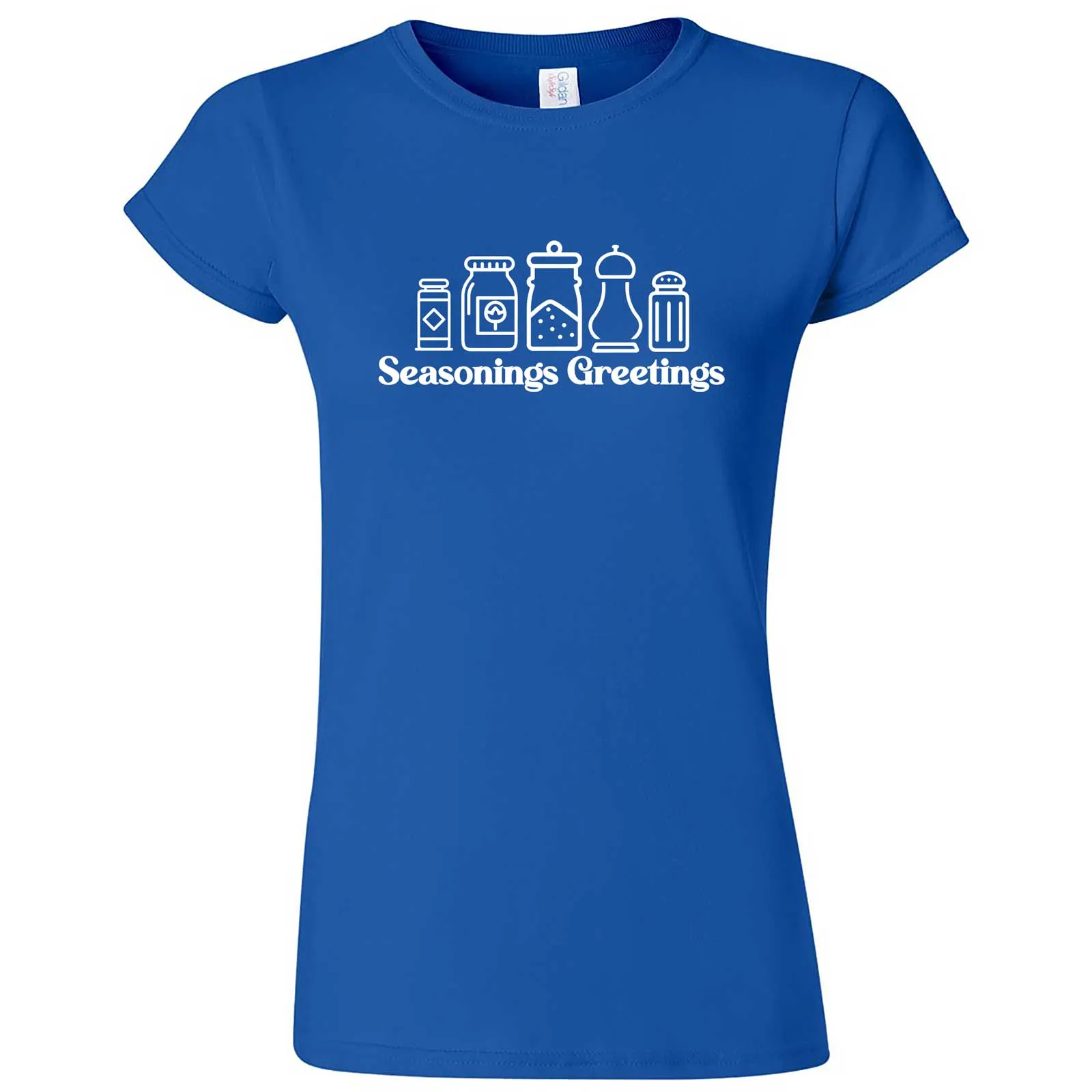 "Seasonings Greetings" women's t-shirt