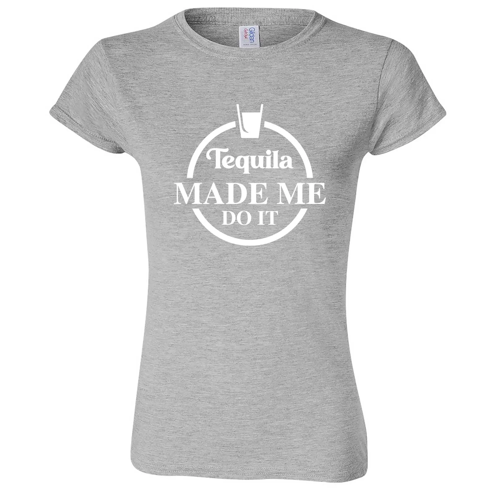 "Tequila Made Me Do It" women's t-shirt