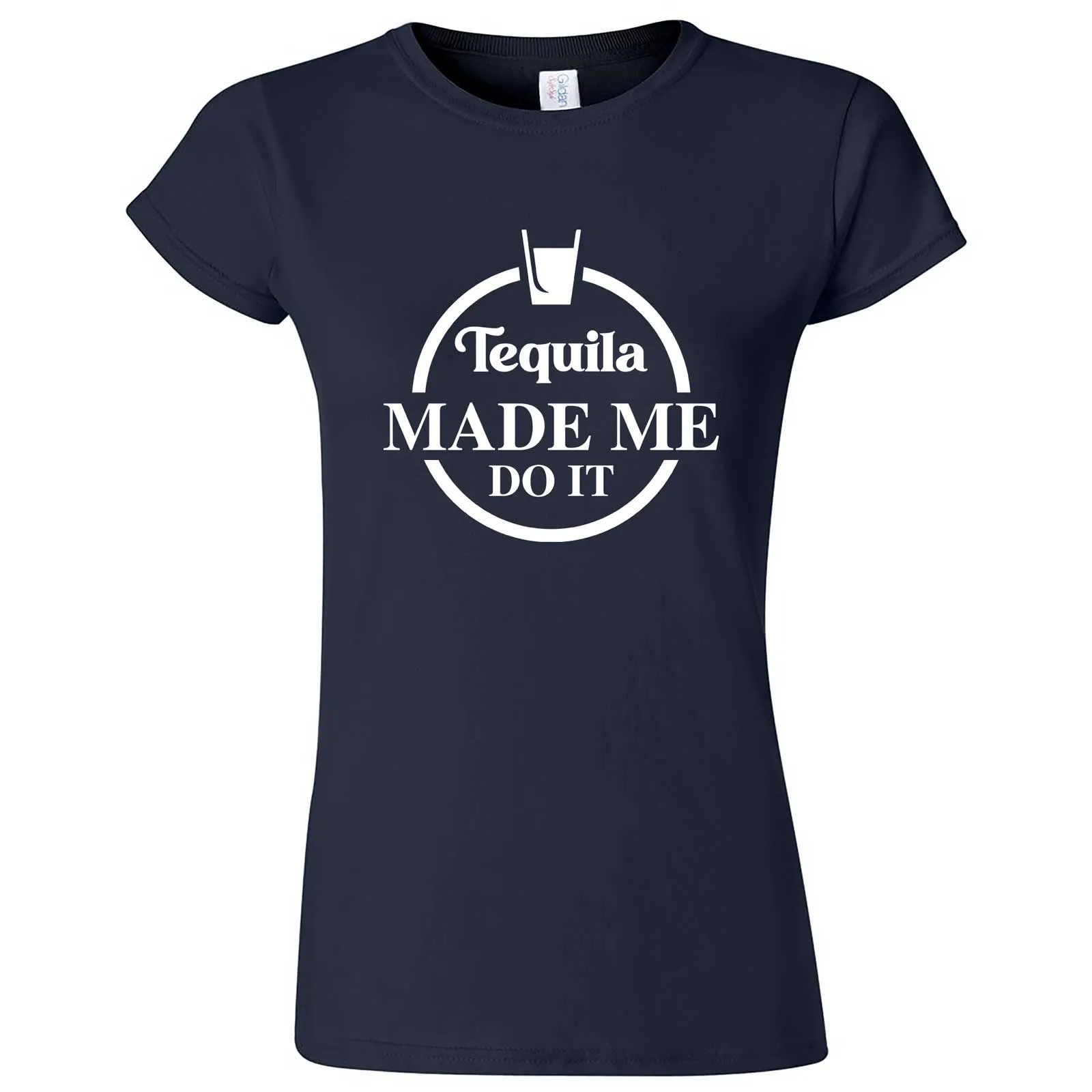 "Tequila Made Me Do It" women's t-shirt