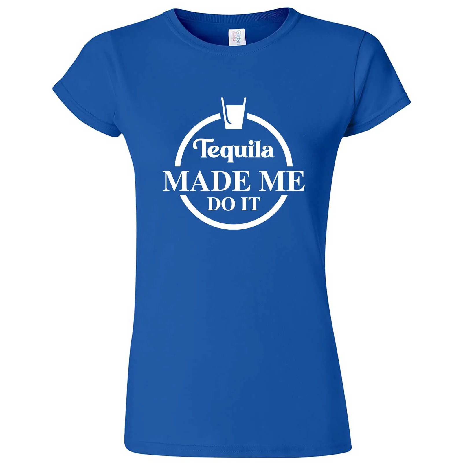 "Tequila Made Me Do It" women's t-shirt